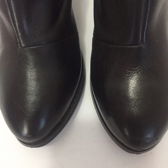 Topshop Dark Brown Leather Ankle Boots - Picture 4 of 8